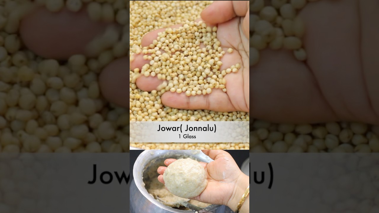 Jonna(jowar)sangati👌😋