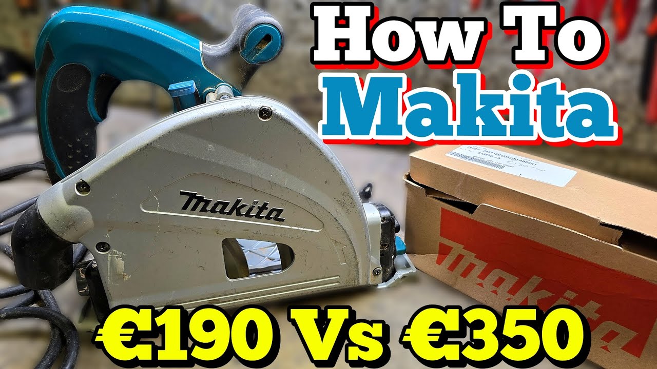 How repair a Makita SP6000 Plunge Saw with a burnt out motor. Price &euro;190, satisfaction, Priceless 