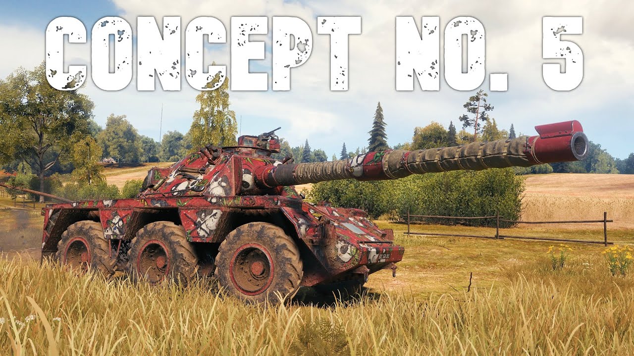 World of Tanks Concept No. 5 - 4 Kills 10,1K Damage