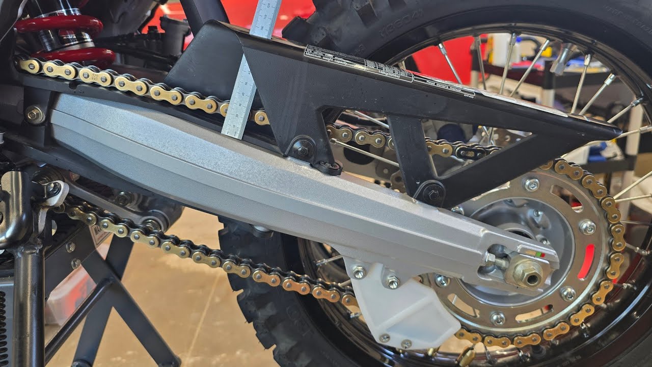 Honda CRF 300L Chain Check & Adjustment / Proper Chain Tension is Super Important!