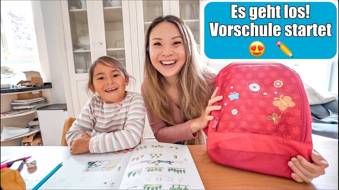 Elisas Vorschule! Es geht los 😍 Lesen Schreiben Rechnen lernen mit 5 Jahren! Mama VLOG | Mamiseelen