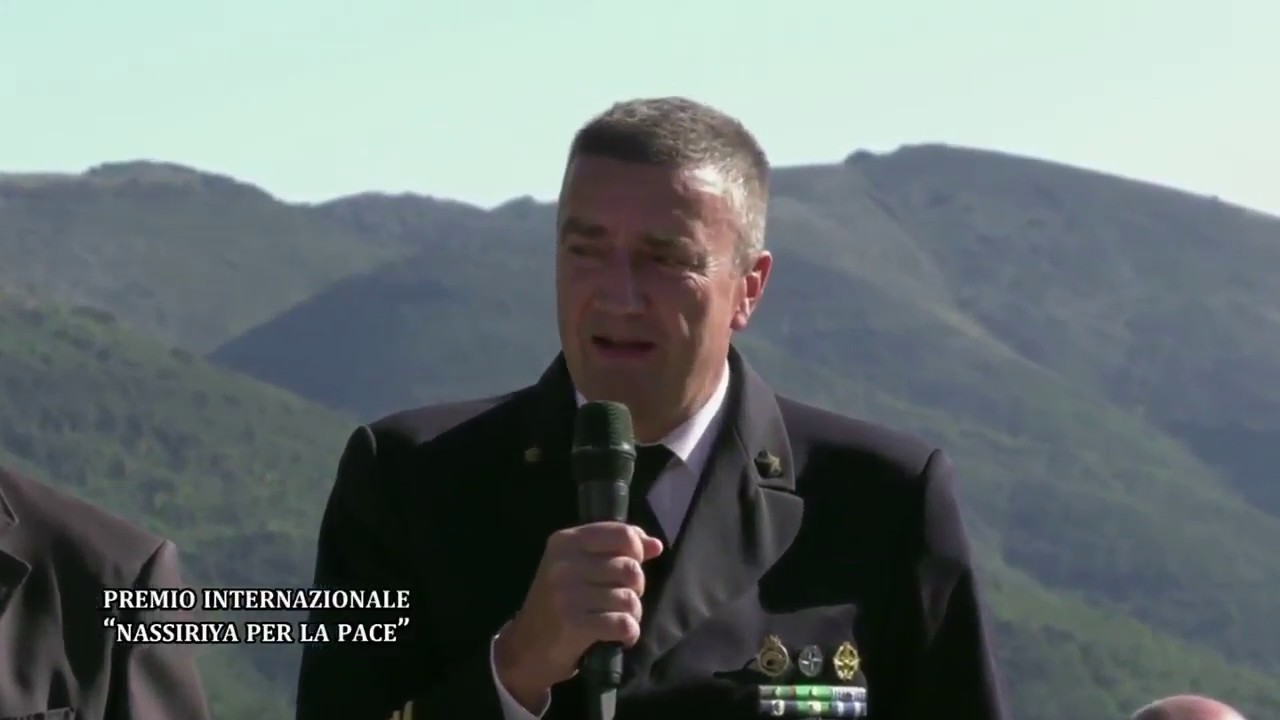Ammiraglio di Squadra Dario Giacomin - Premio internazionale Nassiriya per pace 2018
