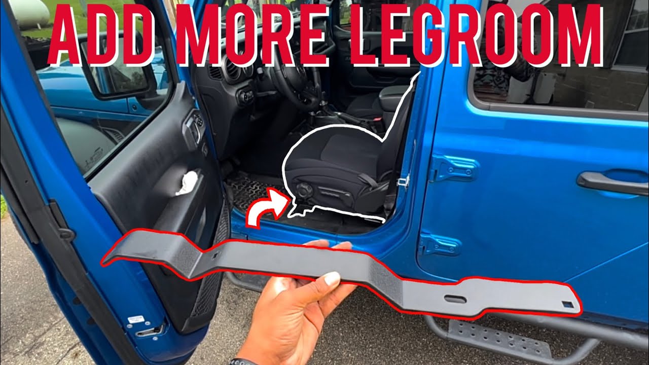 Add 4+ INCHES of Legroom to your Jeep Gladiator/Wrangler mod!!! (Tall People Problems)