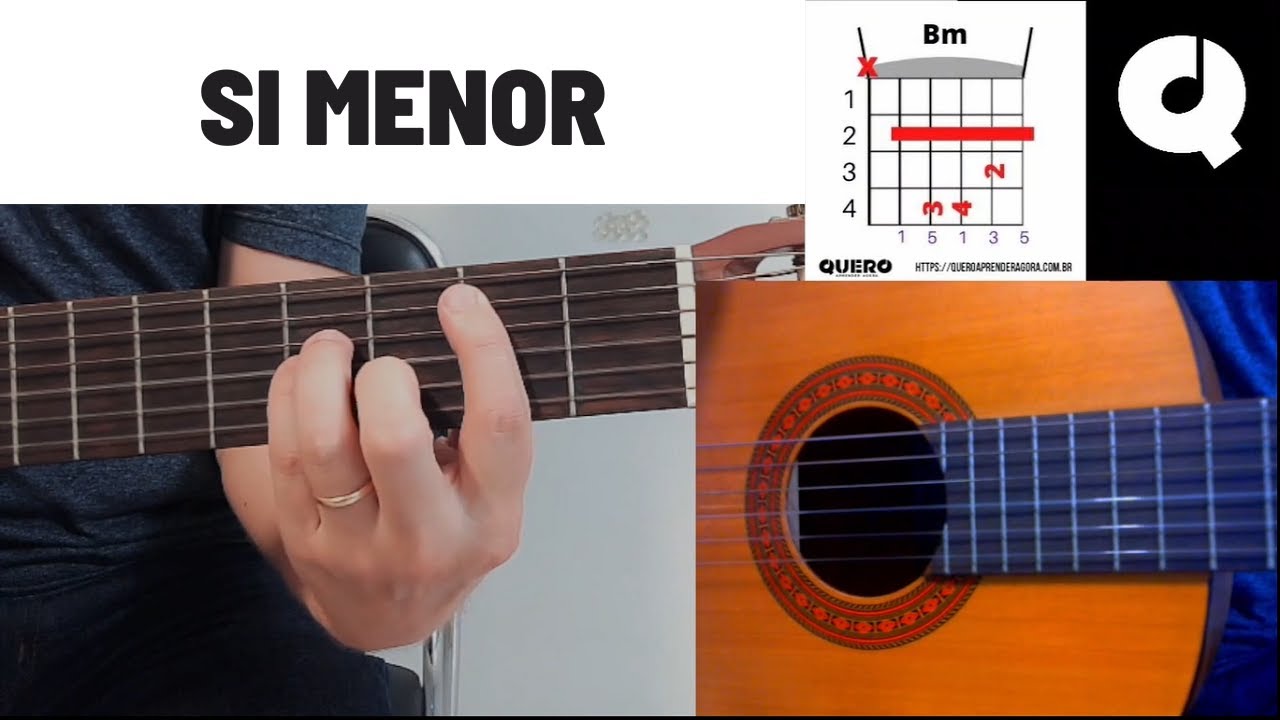 Como Fazer o Acorde Si Menor no Violão