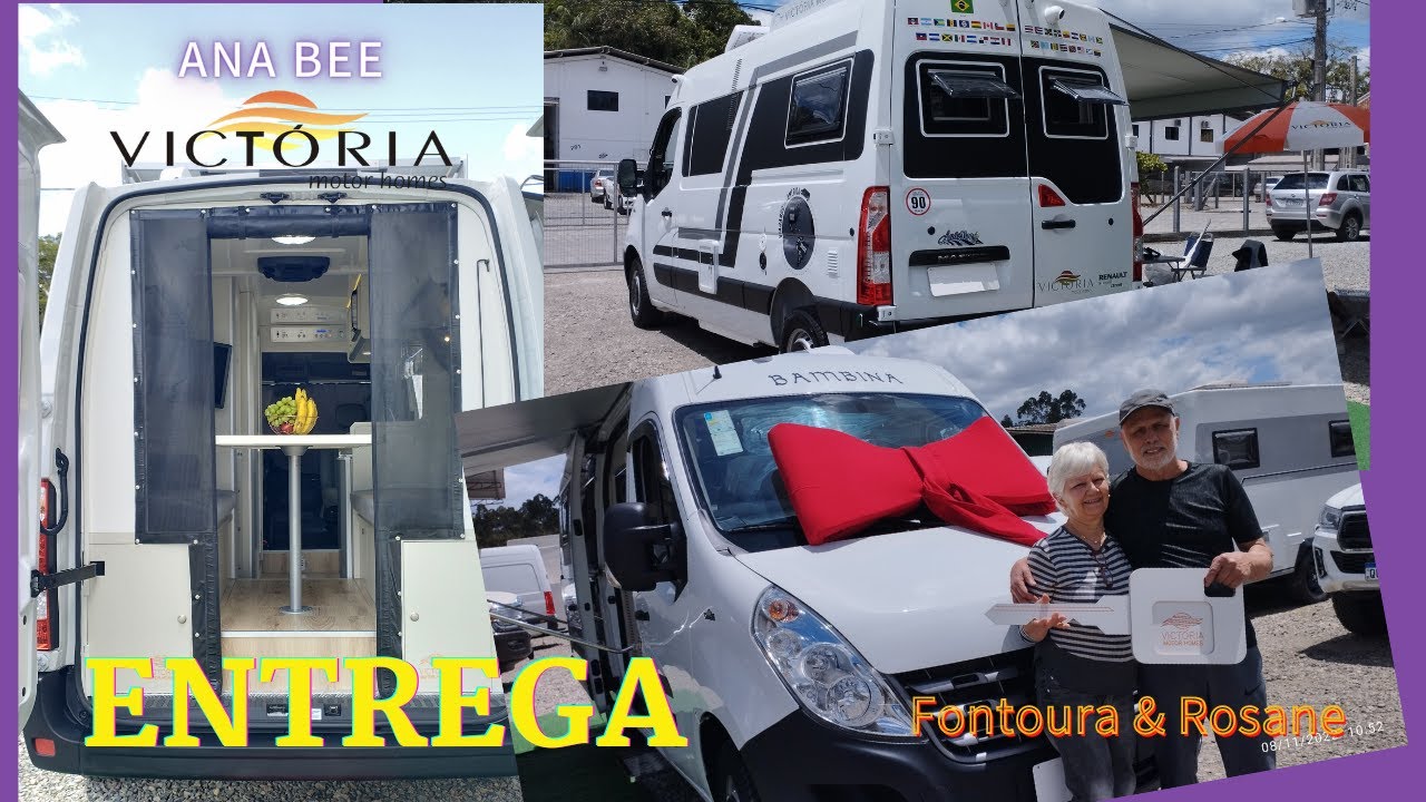 ENTREGA DE #motorhome  ANA BEE VICTÓRIA MOTOR HOMES p/ cliente e amigo Fontoura e Rosane