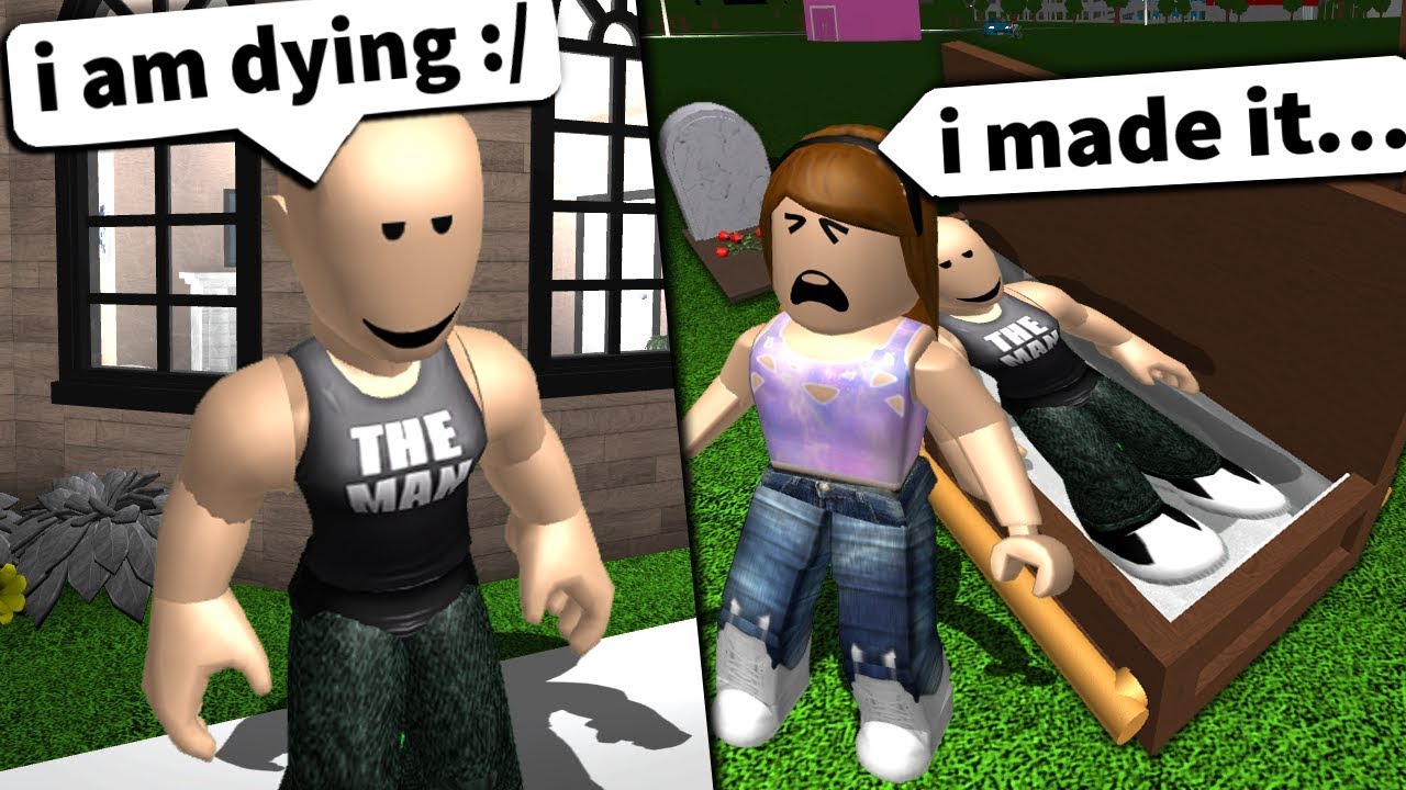She had to BUILD ME a FUNERAL in Bloxburg...