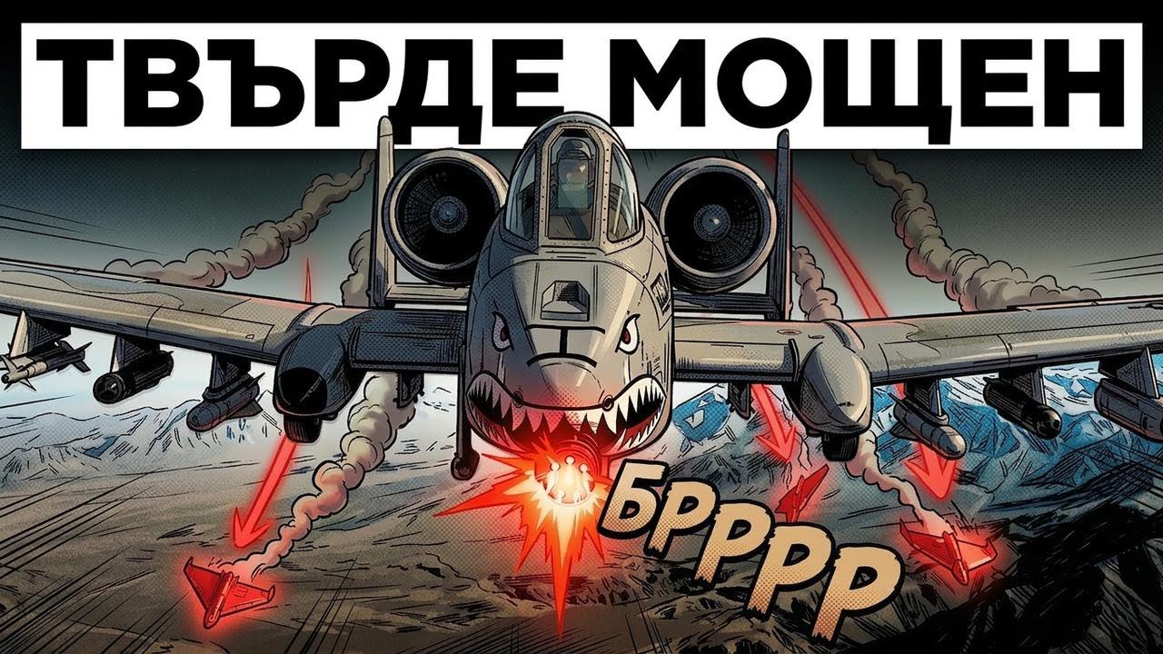 Американският A-10 Warthog удари Иран толкова мощно, че помислиха, че е краят на света!