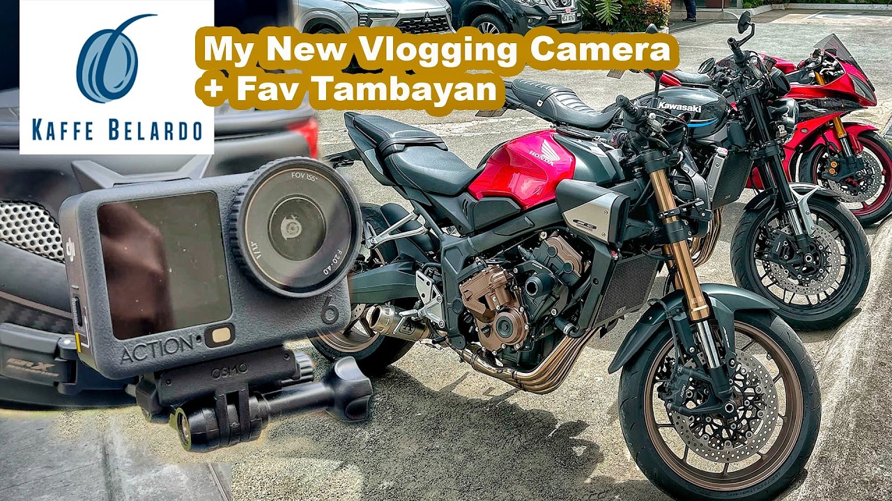 Bumili ako DJI Action 6 | New Cam Test Ride | Honda CB650R to Kaffe Belardo