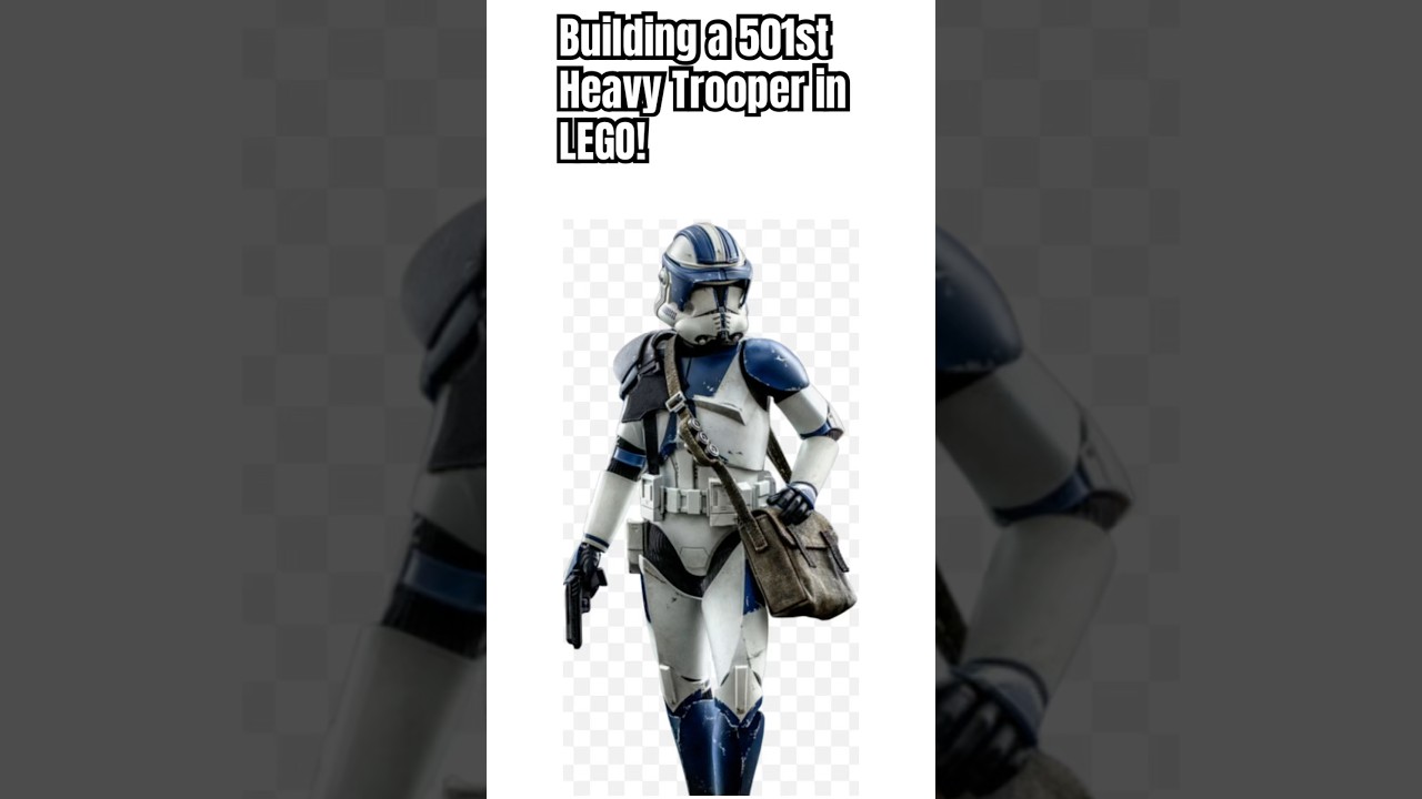 Building a 501st Heavy Trooper in LEGO!
