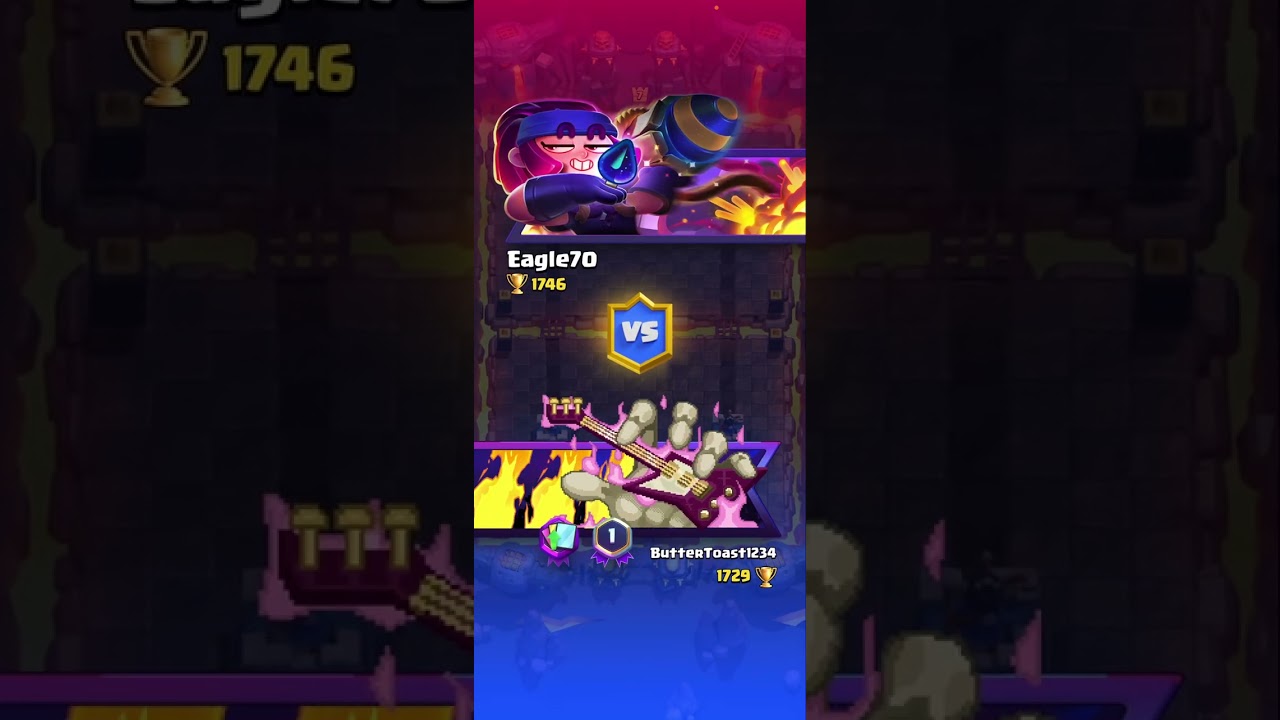 Endlich 1700 Trophäen in Clash Royale 🏆 !!!￼