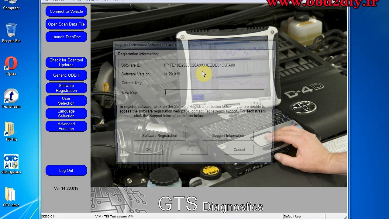 Comment installer l'outil de diagnostic Toyota V14.20.019 OTC GTS (IT3)