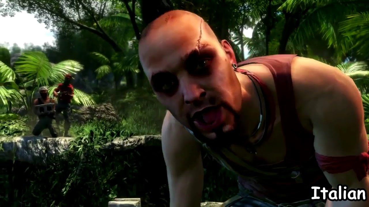 Far Cry 3: Vaas (Definition of insanity) in 5 languages