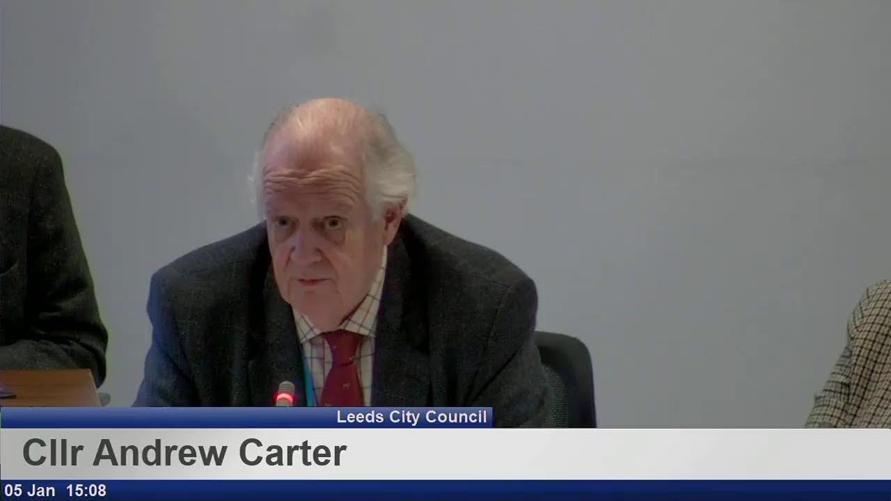 Leeds City Council - Infrastructure, Investment & Inclusive Growth Scrutiny Board - 05 January 2026