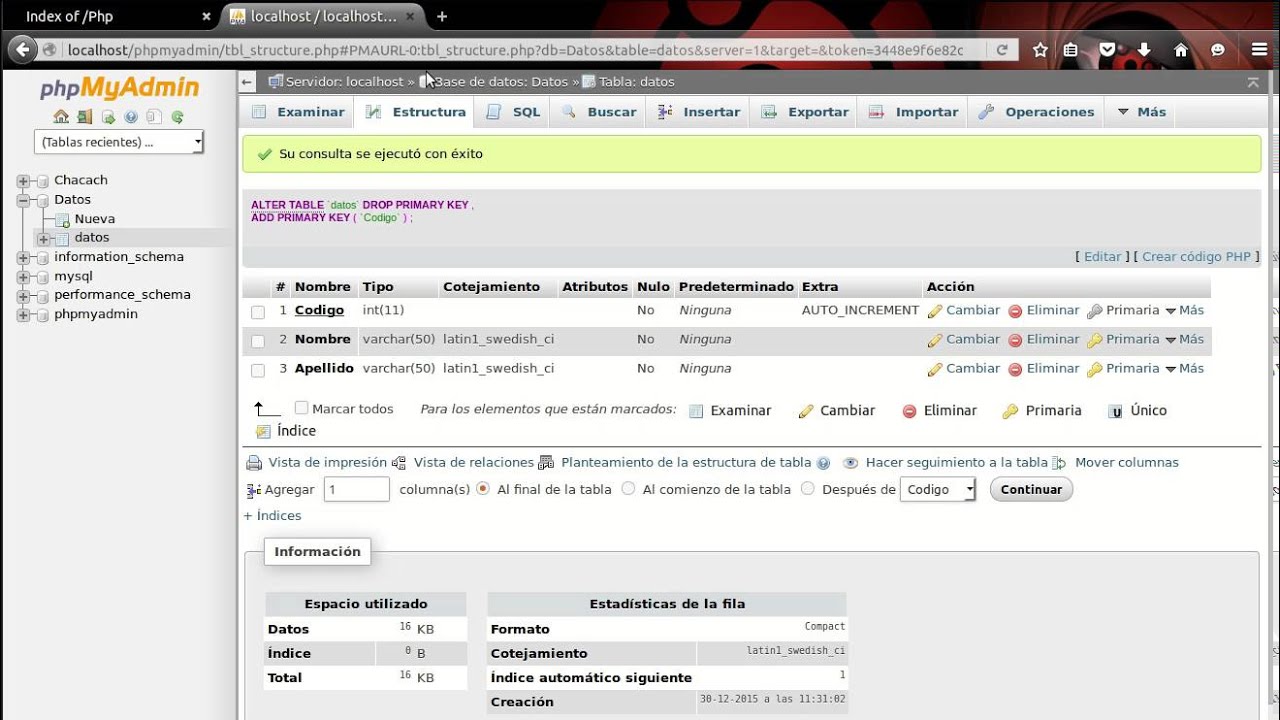 Ingresar Registros, Php & Mysql