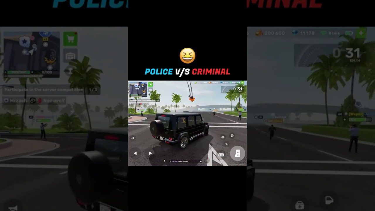 Epic Moment: Police V/S Criminal in Flex City 