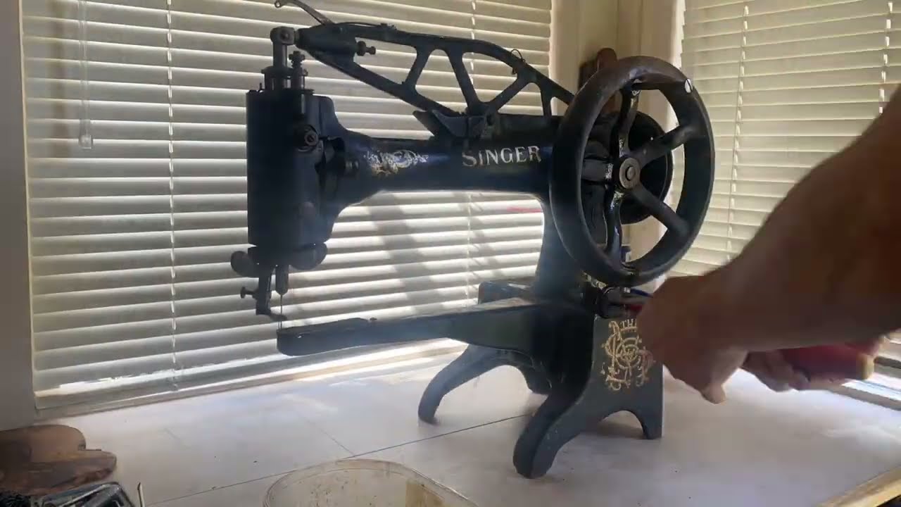Singer 29k15 cobblers patcher sewing machine restoration