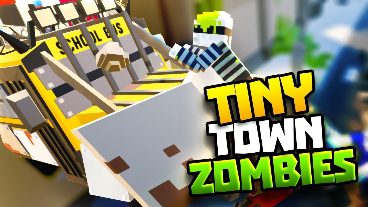 BATTLE BUS SMASHES ZOMBIES - Tiny Town VR Gameplay Part 63 - VR HTC Vive Gameplay