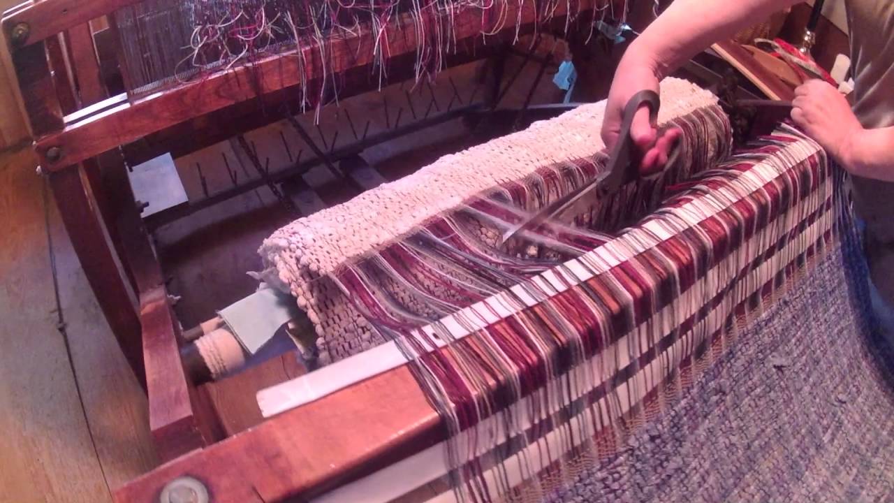 First batch of summer rugs off our Union 36 Loom