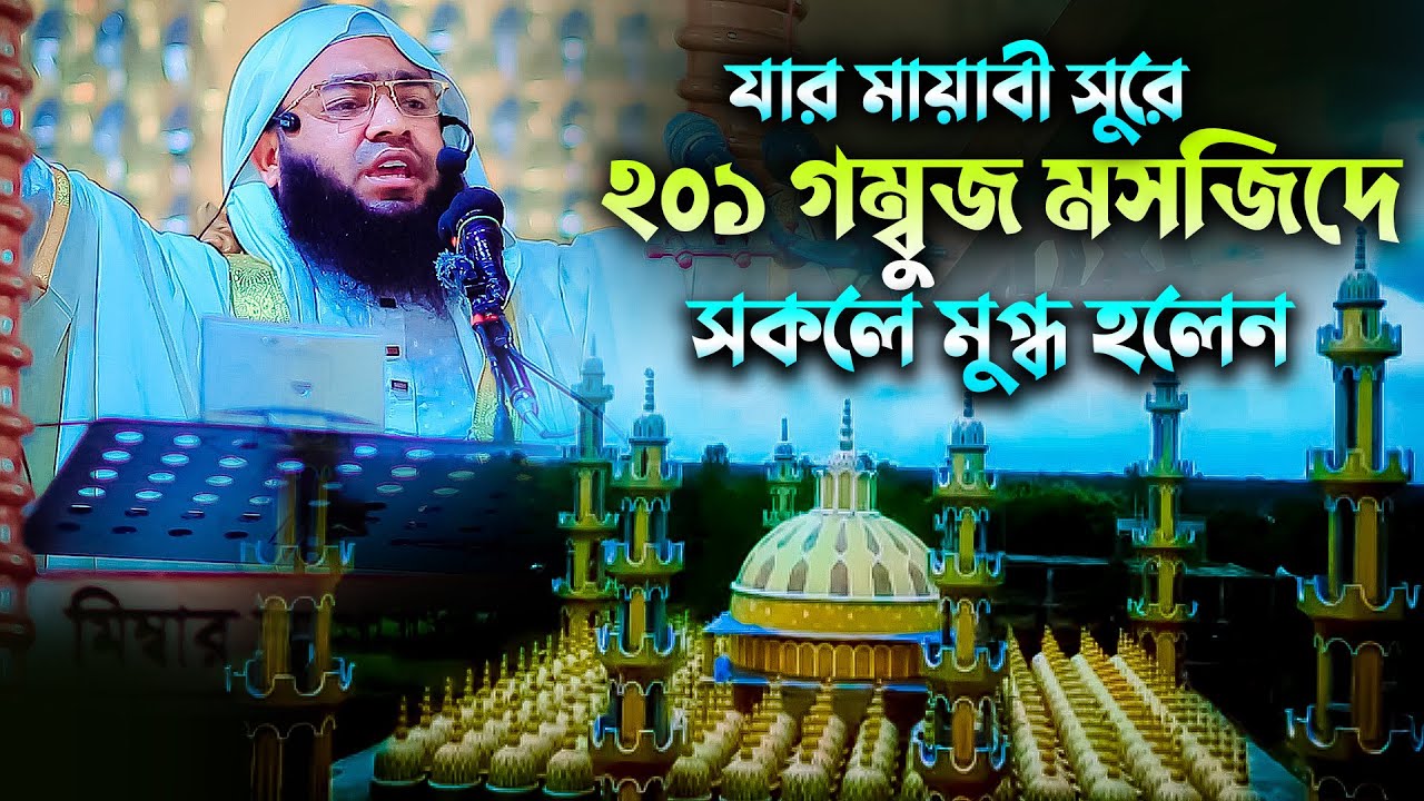যার মায়াবী সুরে ' ২০১ গম্বুজ মসজিদে সকলে মুগ্ধ হলেন। মুফতী সোহরাব হোসেন কম্পানিগঞ্জী