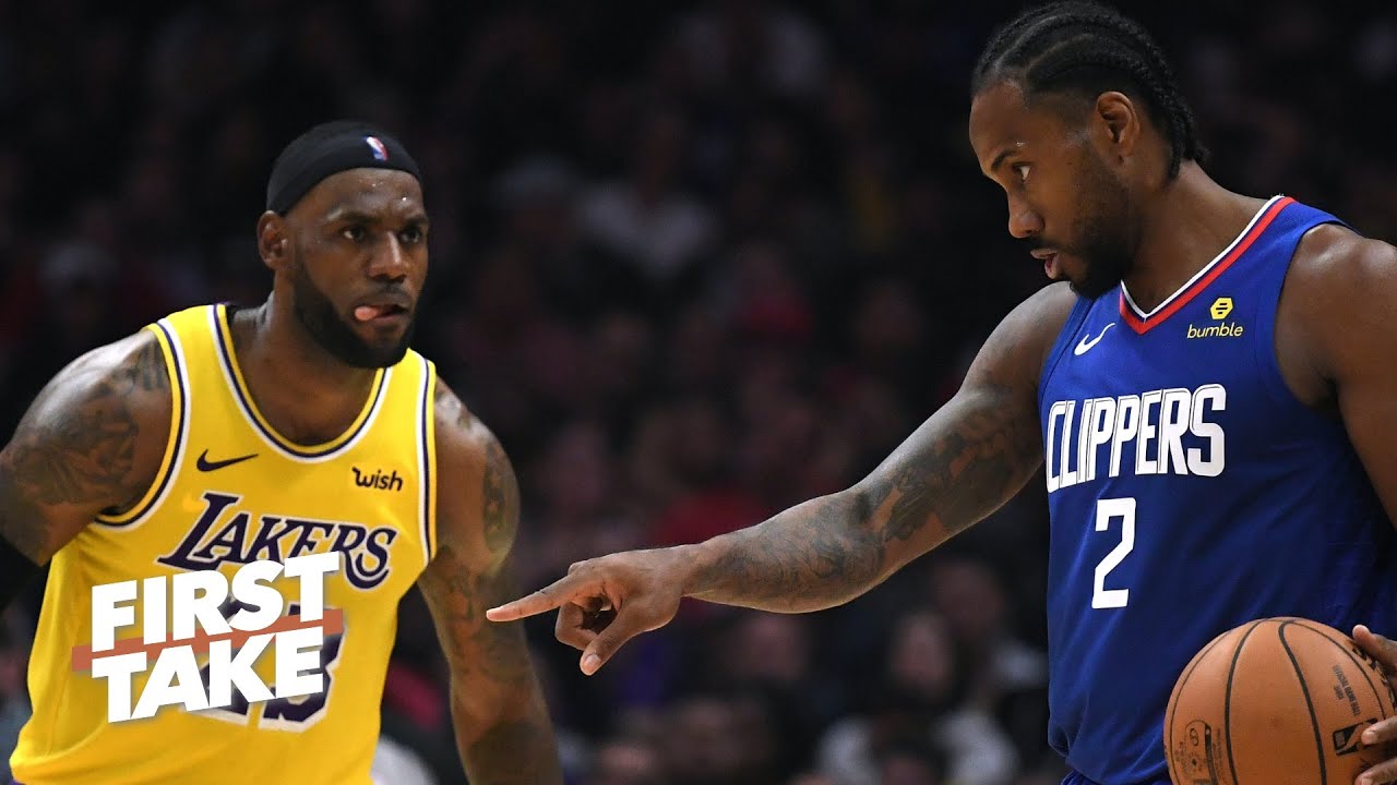Max Kellerman and Kendrick Perkins debate LeBron vs. Kawhi | First Take