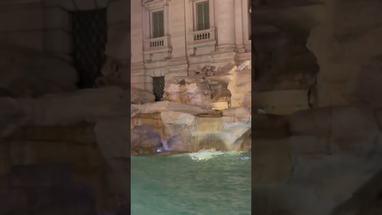 | Beautiful Trevi Fountain | - Rome,Italy #@Travelling_World50   #travelrome#shorts