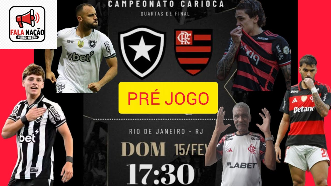Pré jogo QUEM LEVA A MELHOR? | Pré-jogo Botafogo x Flamengo (Escalações e Palpites)