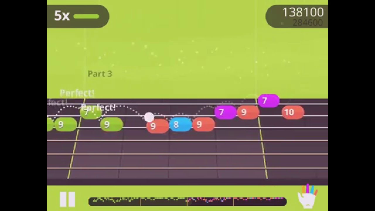 Yousician: Por una cabeza (lead lv8, 99,99% corect)