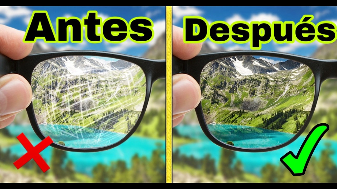 Como Eliminar RAYONES DE LAS GAFAS | No te Dejes ENGAÑAR