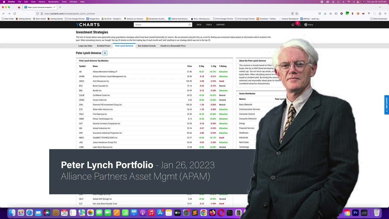 Peter Lynch Portfolio - Alliance Partners (APAM)