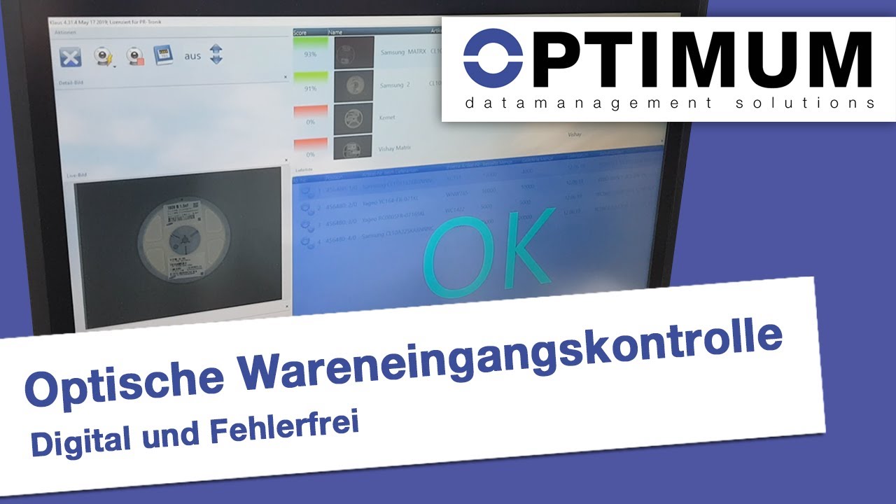 Optische Wareneingangskontrolle mit dem Schlauen Klaus: Digital und fehlerfrei