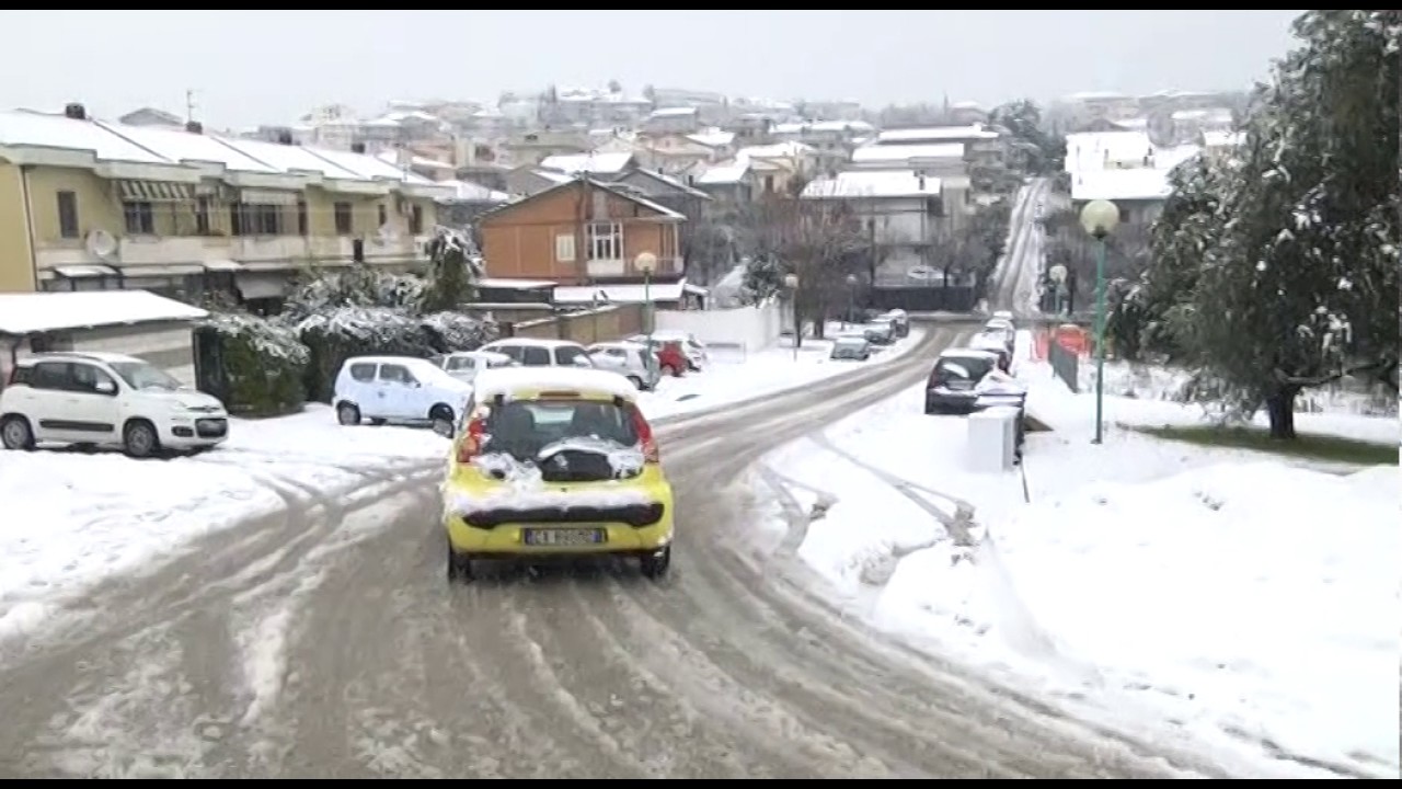 Neve - La situazione a Pescara
