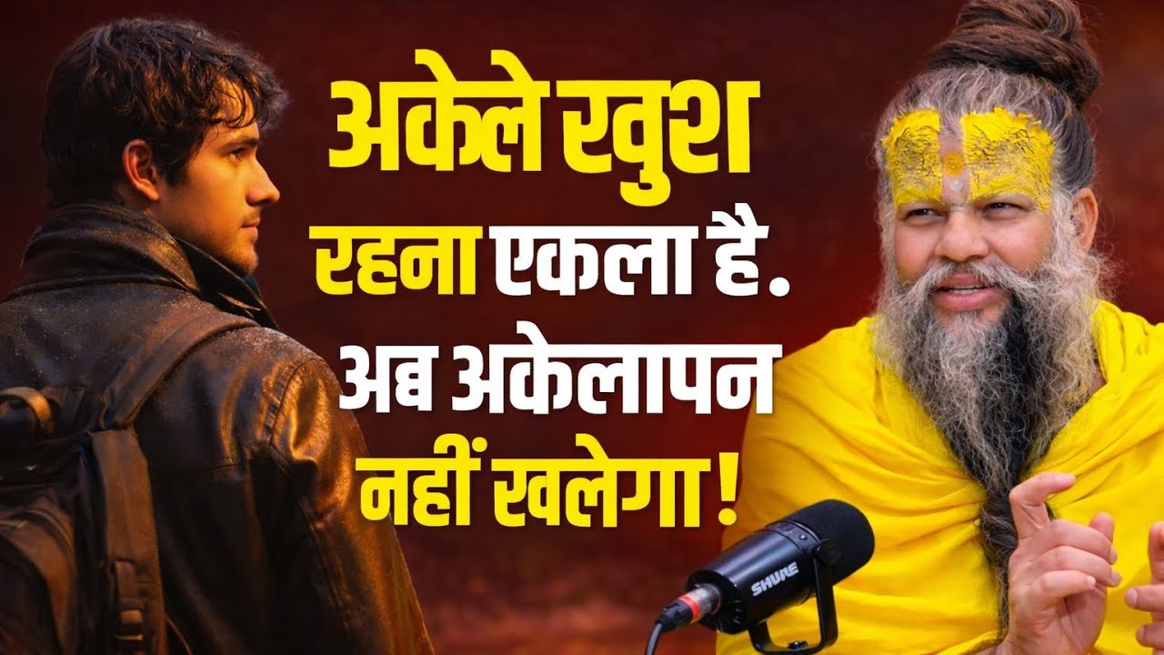 अकेले खुश रहना एक कला है। अब अकेलापन नहीं खलेगा! Premanand maharaj 🙏🏻🙏🏻