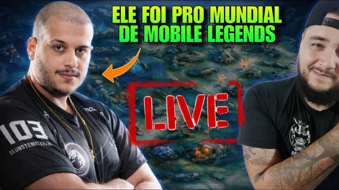 JOGANDO RANKED AO VIVO COM UM PROFISSIONAL @WaasMobile  - Mobile Legends