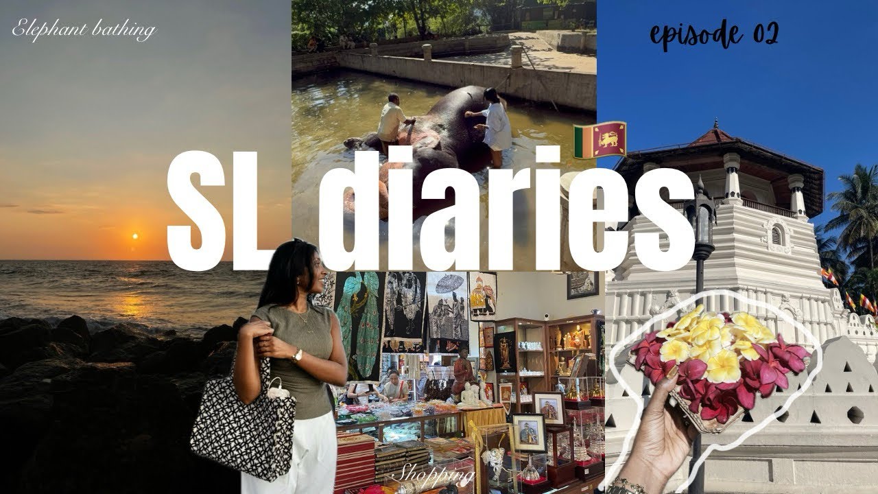 SL DIARIES | සිංහල | ep 02 🇱🇰🐘| going to kandy | shopping | bathing elephants ?