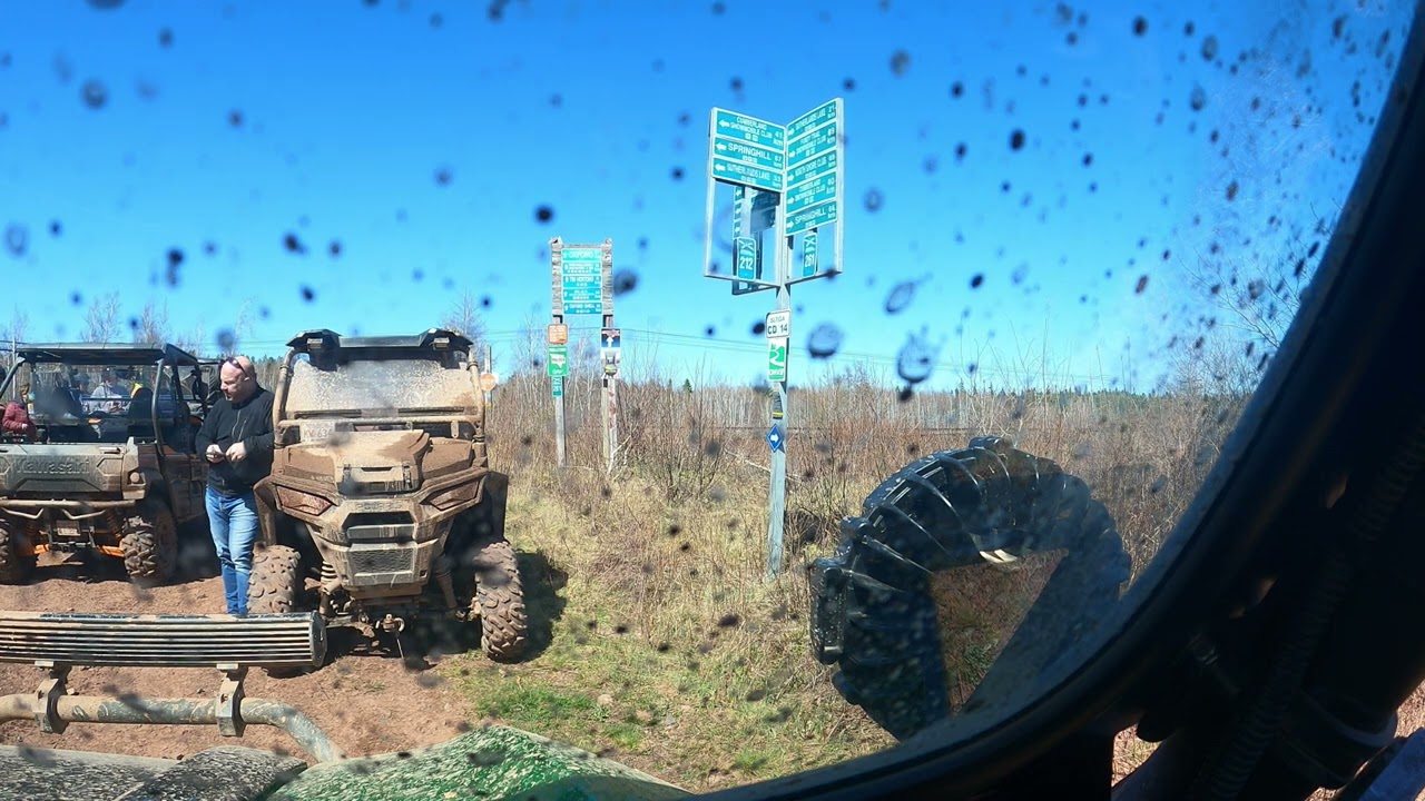 Pugwash Nova Scotia - May 6th 2023 - 51 ATV's - 140km's. Lots of railbed and mixed trails