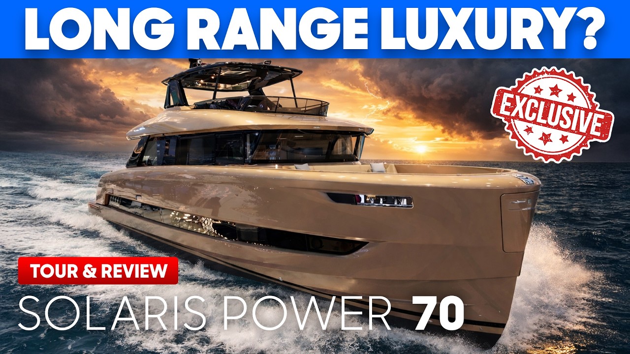 €5M Range Monster: 900 NM AND Italian Luxury?! Solaris Power 70 Long Range - Tour & Review 2026