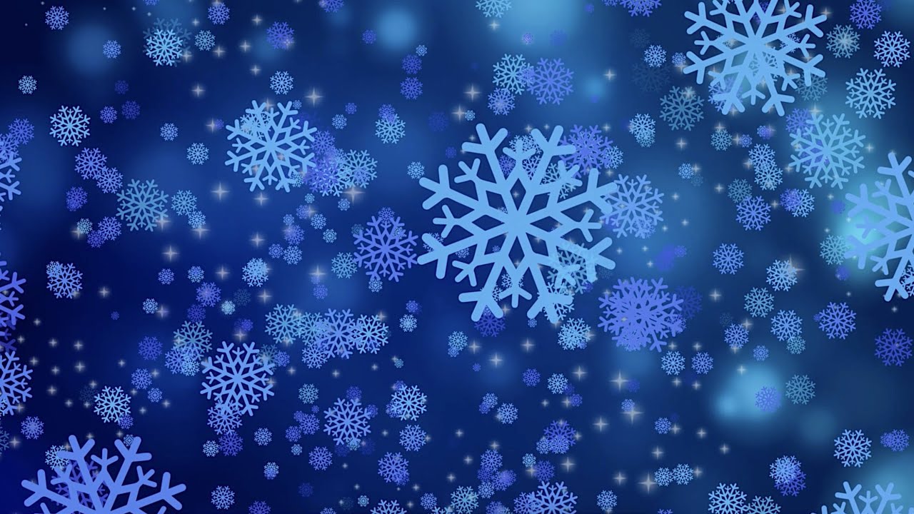 Cozy Snowflakes Loop / 1 Hour Winter Animation No Music Calming Screensaver