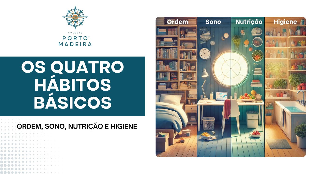 Os 4 Hábitos Básicos- Ordem, Sono, Nutrição e Higiene.