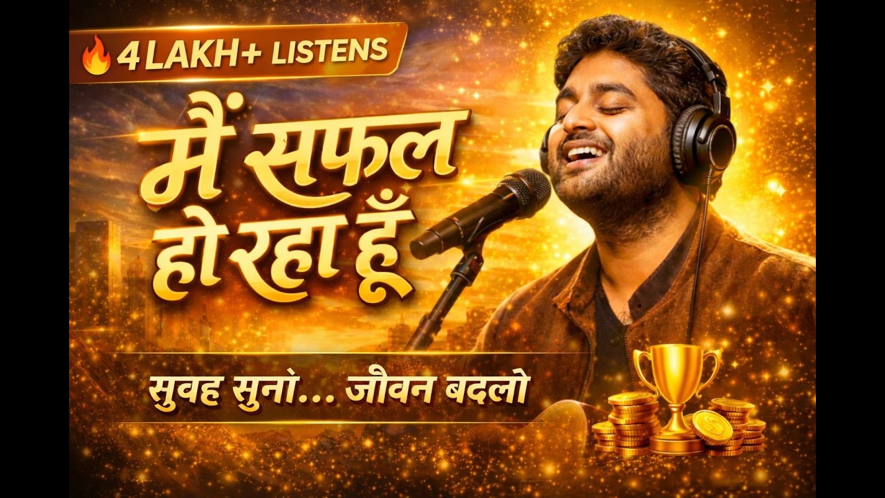 ये गाना आपकी सोच बदल देगा | मैं सफल हो रहा हूँ | Powerful Success Affirmations