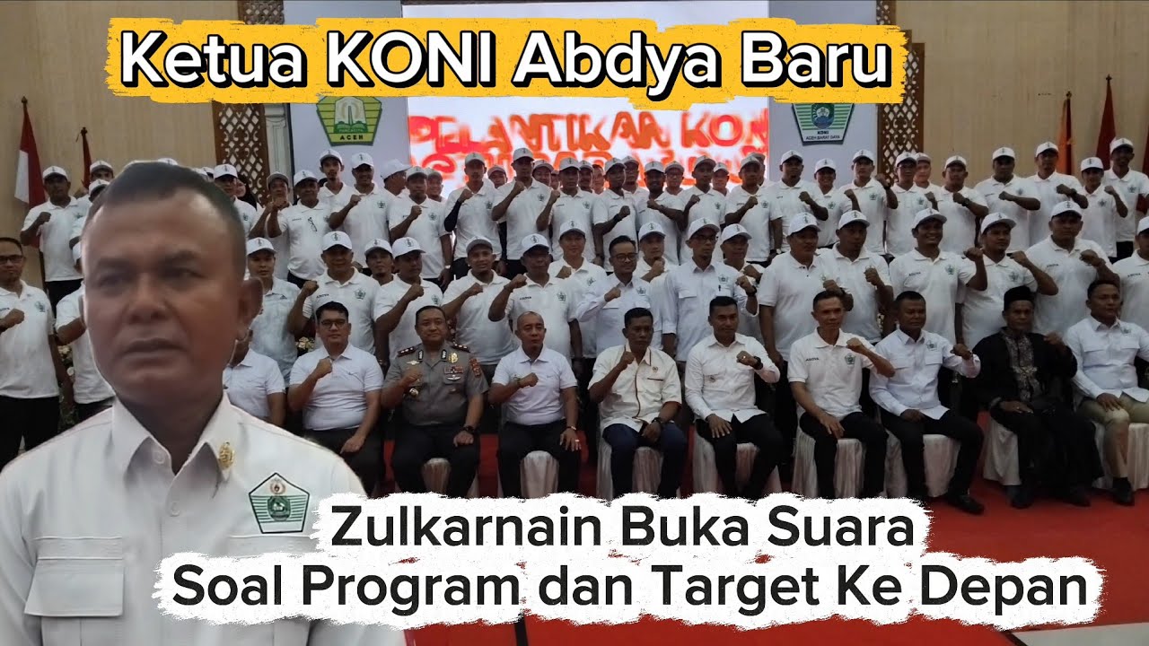 Ketua KONI Abdya Baru, Zulkarnain Buka Suara Soal Program dan Target Ke Depan