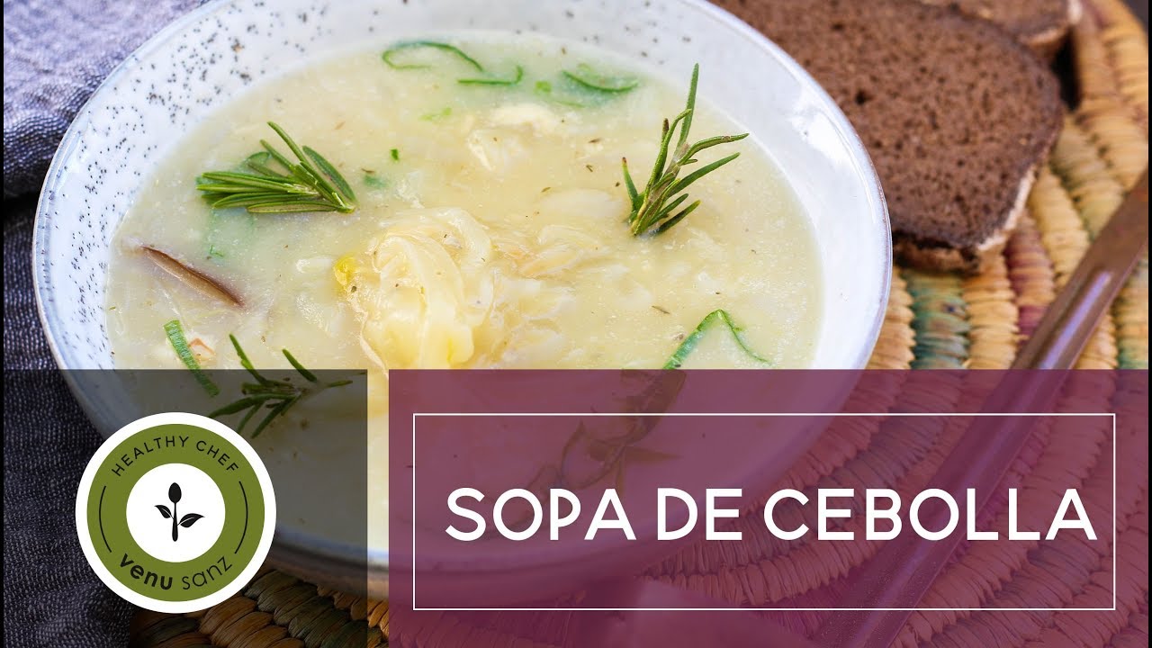 RECETA DE SOPA DE CEBOLLA
