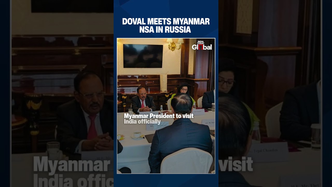 India Myanmar Security Talks Deepen As NSA Doval Meets Junta Chief Ahead Of Landmark Delhi Visit