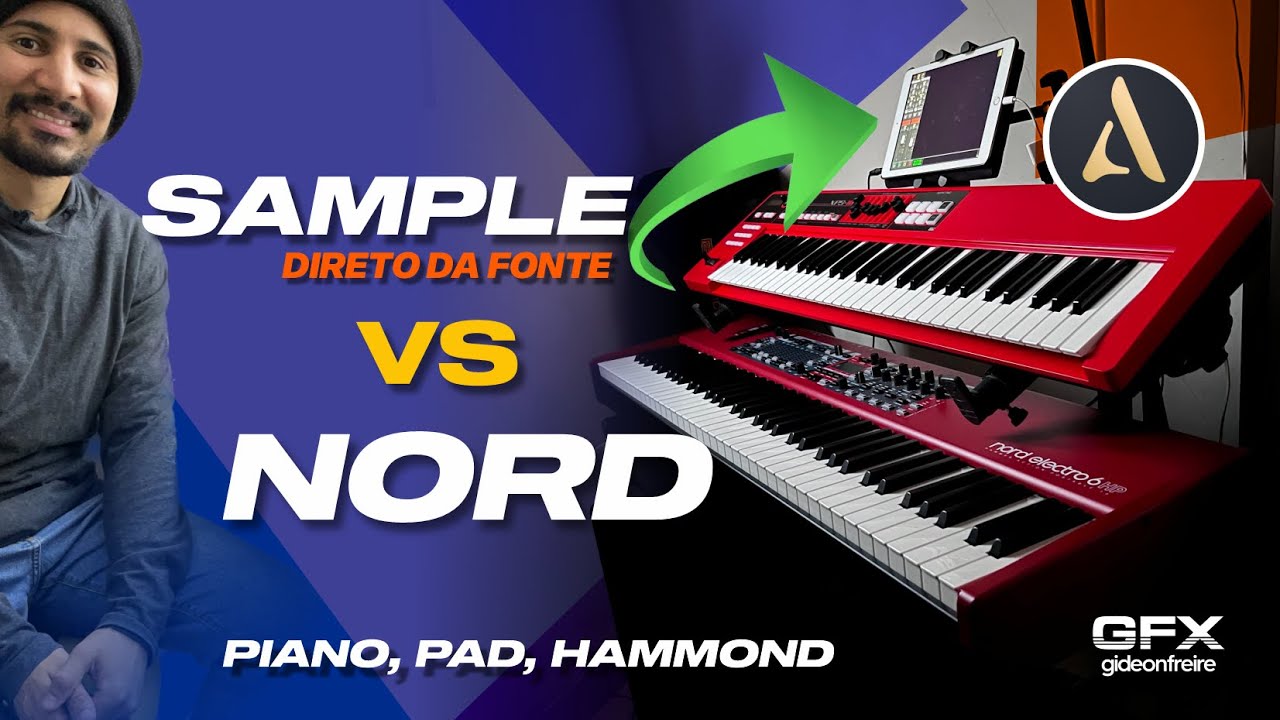 Nord Piano Organ VS Sample (Autêntico) Audio Evolution - Android e IOS - Pack