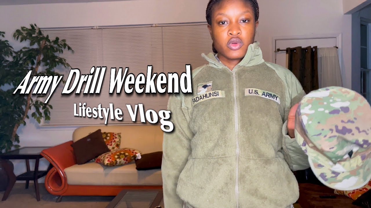 U.S Army Reserve Drill Weekend | Day in my life Vlog