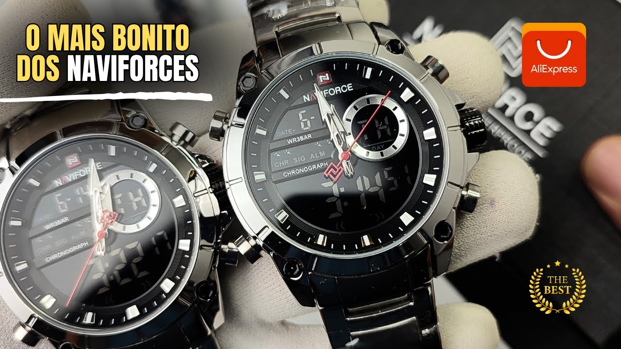 Análise do relógio Naviforce 9163 - Este é o melhor relógio Naviforce?