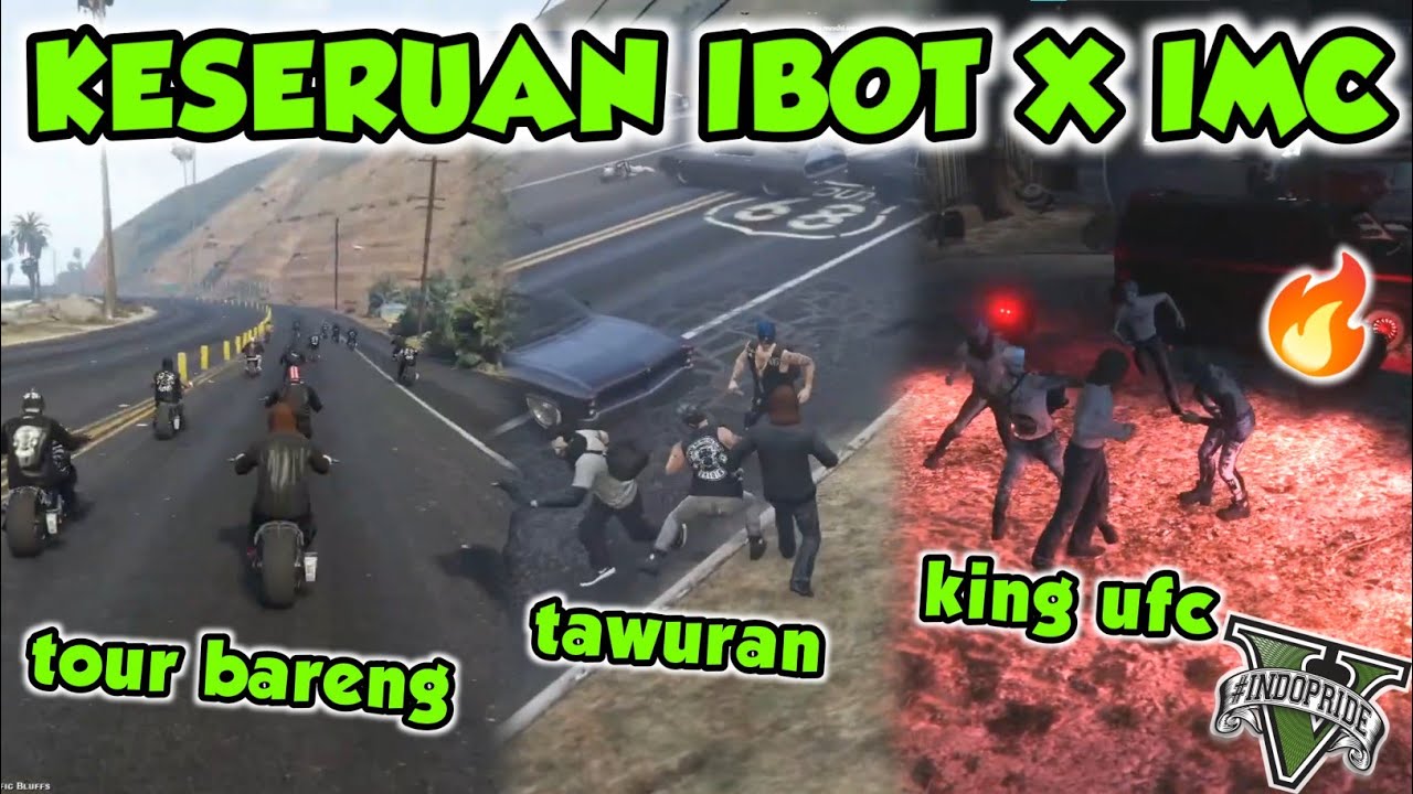 KESERUAN IBOT BARENG ANAK IMC 🤣🤣 | GTA V ROLEPLAY INDOPRIDE