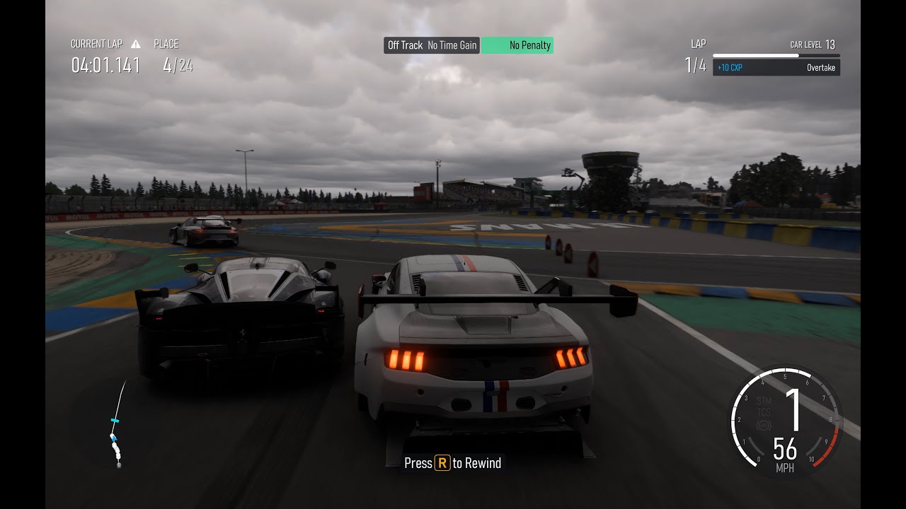Forza Motorsport Mustang GTD (GT3) Spirit Of America Le Mans Circuit De La Sarthe Full Circuit 4K