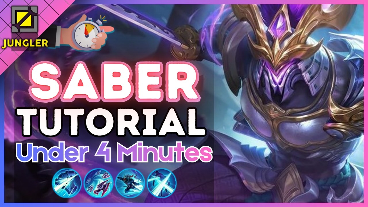 4-Minute Saber Tutorial in Roam || (MLBB S40) 2026