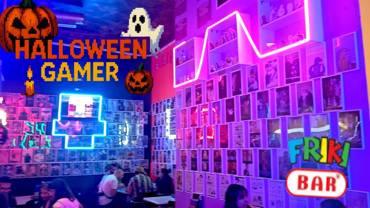 El Bar Geek m&aacute;s &Eacute;pico que he VISITADO🤩/ Especial HALLOWEEN🎃|Friki Bar