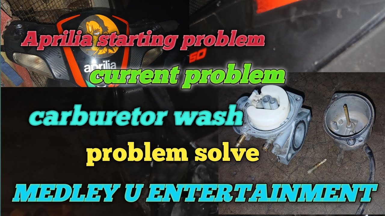 Aprilia sr150 starting problem solve #automobile #aprilia #vairalvideo 